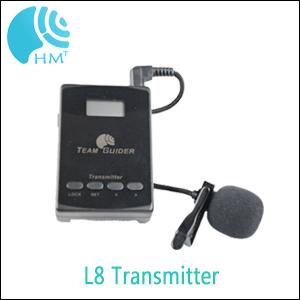 관광객을 위한 L8 포켓용 무선 여행 가이드 오디오 시스템 여행 가이드 송신기